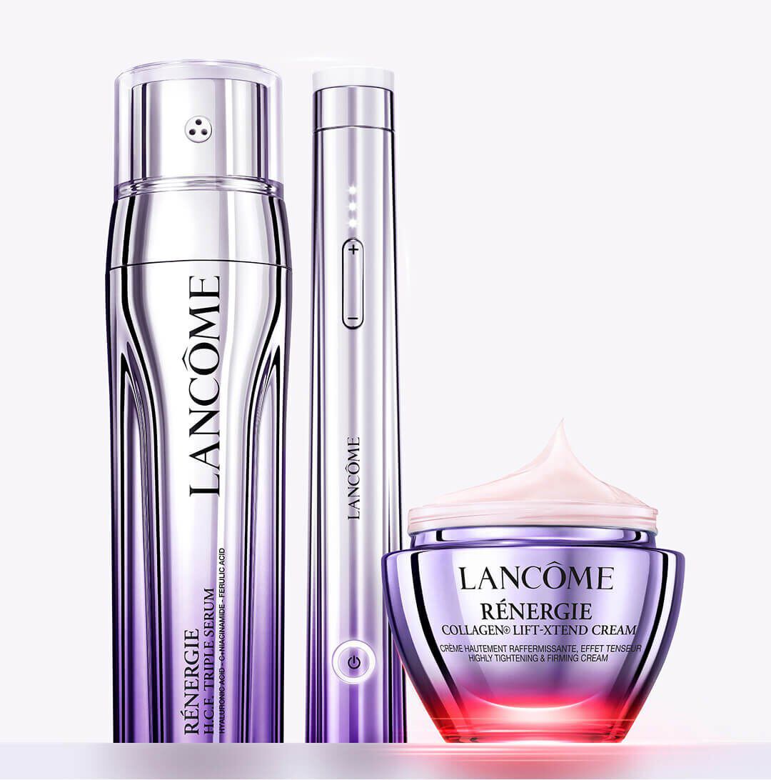 Lancome renergie visual for skincare illustration