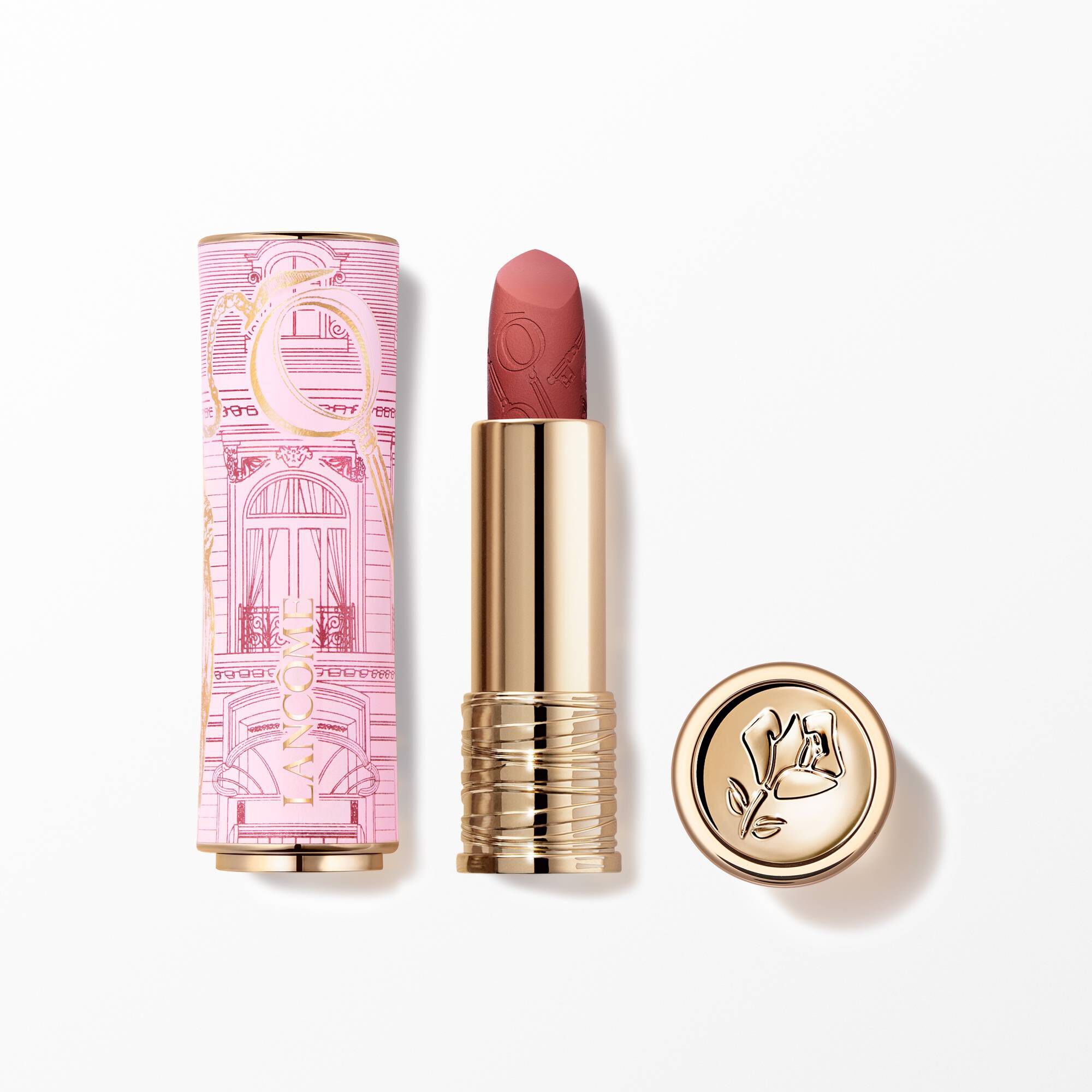 Image of the following products on a white background: Lipstick Drama Matte 188 limited edition	