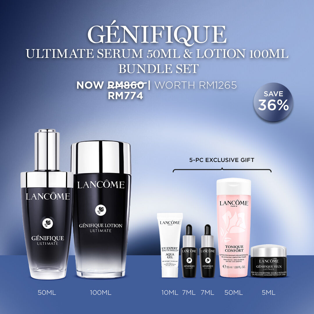 GENIFIQUE ULTIMATE SERUM 50ML & LOTION 100ML BUNDLE SET