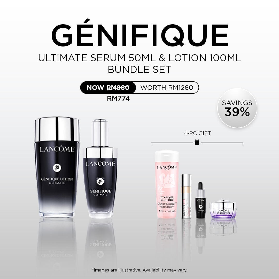 GENIFIQUE ULTIMATE SERUM 50ML & LOTION 100ML BUNDLE SET