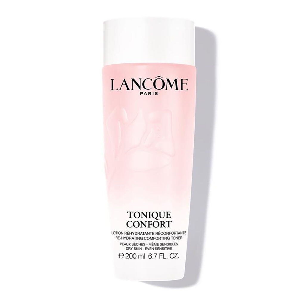Lancome Tonique Confort Re-Hydrating Comforting Toner, designed for dry and sensitive skin to provide rehydration and comfort.