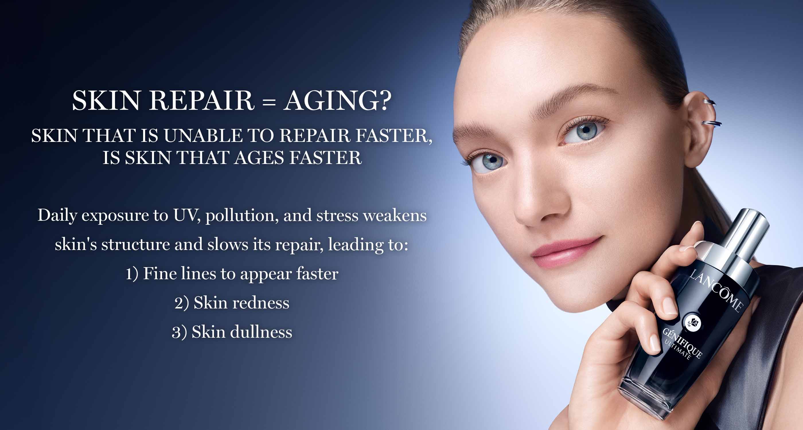 Genifique Ultimate: Skin Repairing Serum | Lancôme Malaysia